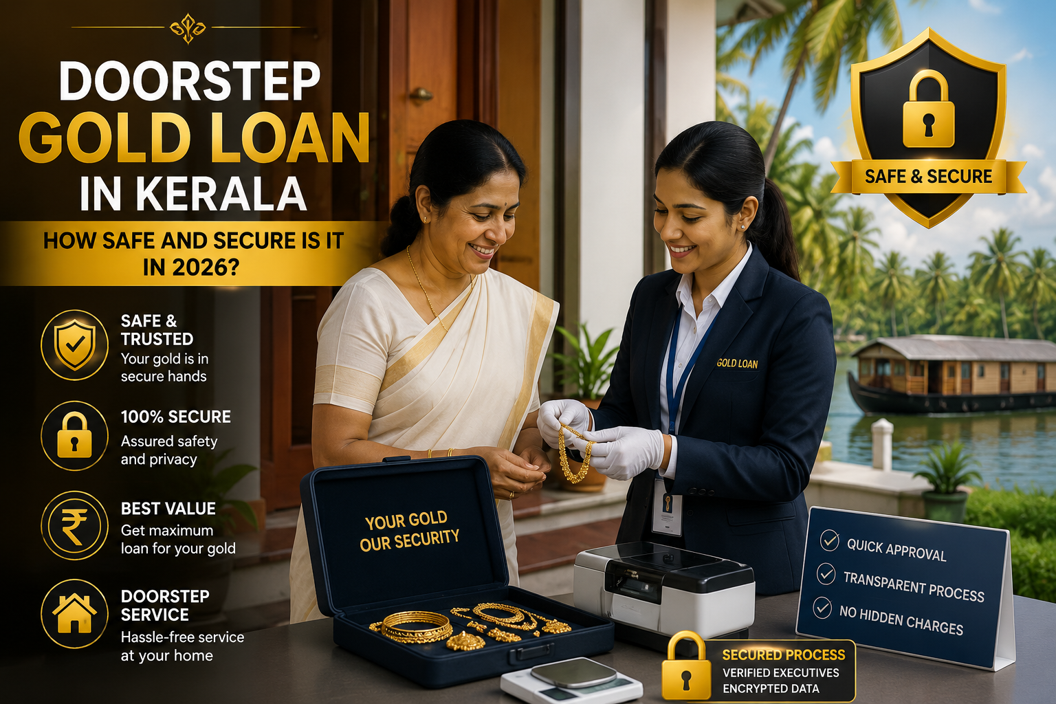 Doorstep Gold Loan in Kerala: How Safe and Secure Is It in 2026?