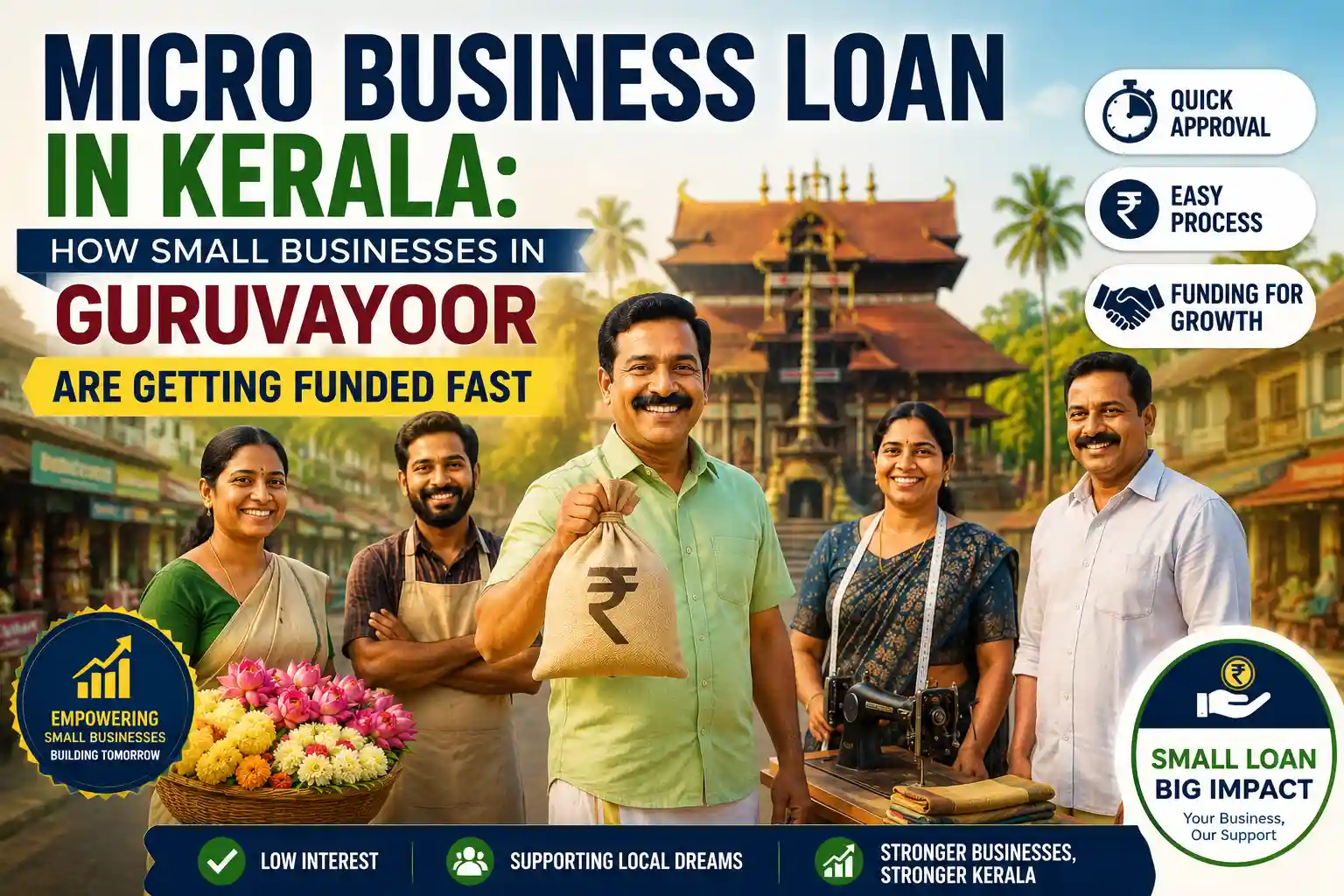 Micro Business Loan in Kerala: How Small Businesses in Guruvayoor Are Getting Funded Fast