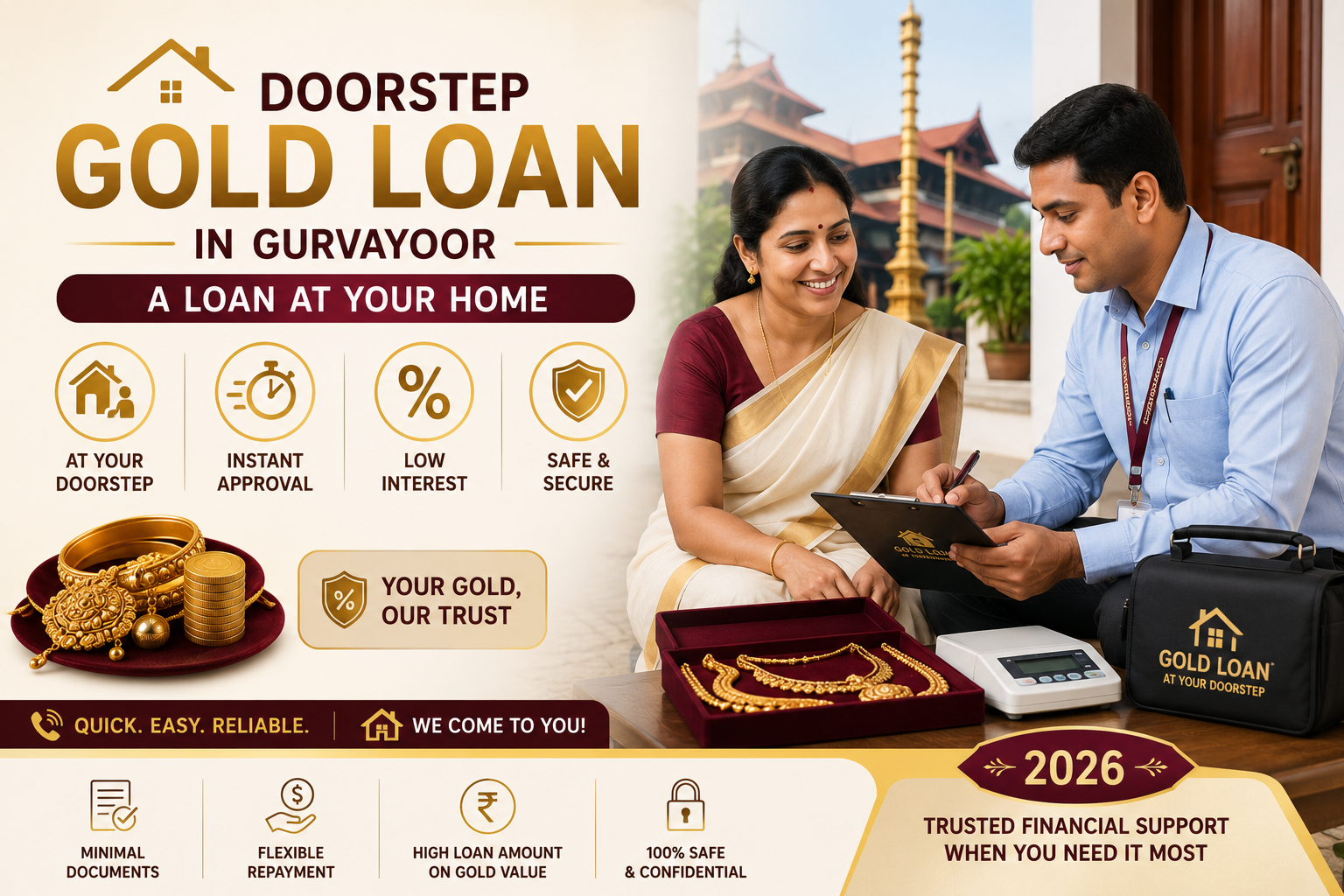 Doorstep Gold Loan in Guruvayoor