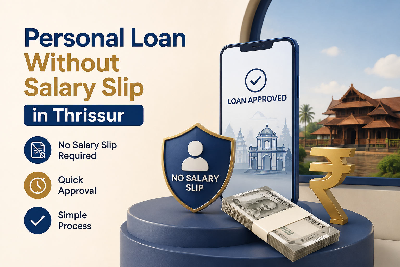 Personal Loan Without Salary Slip in Thrissur: Complete Guide (2026)