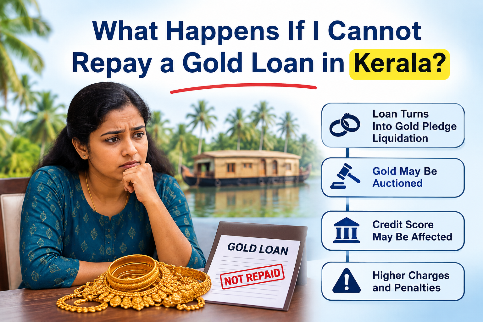 What Happens If I Cannot Repay a Gold Loan in Kerala?