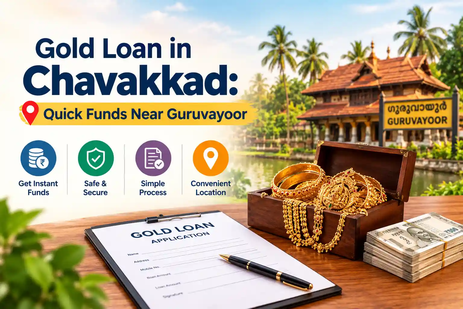 Gold Loan in Chavakkad: Quick Funds Near Guruvayoor