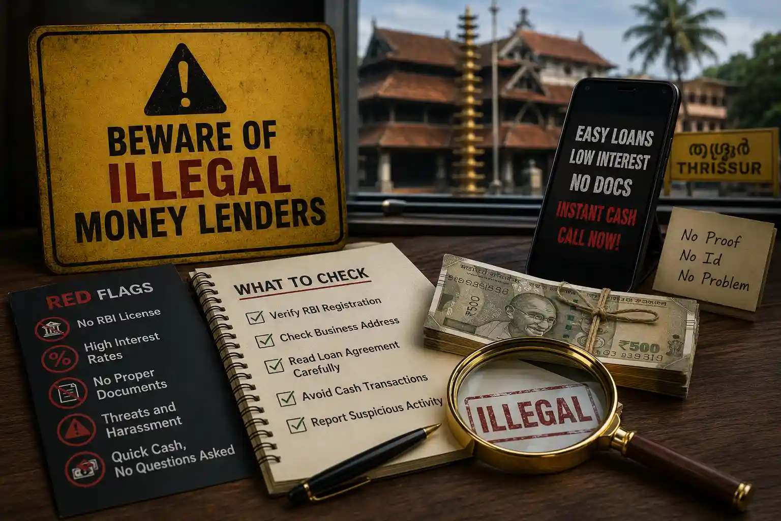 How to Spot Illegal Money Lenders in Thrissur